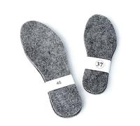 8mm Thick /// Premium Breathable Original Durable Soft Felt Insoles Inner for Boots, Shoes Men, Lady, Unisex, Comfortable (EU 45 (UK 10) 2 Pairs)