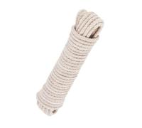 8mm Wax Cotton Sash Cord 10m Strong Braided Rope for Sash Windows Durable Twine for DIY Craft Gardening Packaging (Natural)