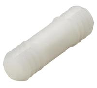 8mm White Dowel Exact Connectors Plastic (10)