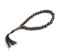 8mm Wooden Muslim Prayer Beads - 33 Tasbih Islamic Rosary - Birthday Gift