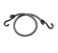 8MM X 100CM Grey Reverse Hook Luggage Elastics - Pack of 2,10 or 100 (TWIN PACK - 8mm x 100cm)