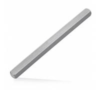 8mm x 150mm Door Handle Spindle Bar Solid Steel Replacement Rod | Silver Zinc Plated Square Spindle for UPVC Wooden Composite Door Handles, Window Handles, Mortice Locks & Latch Sets