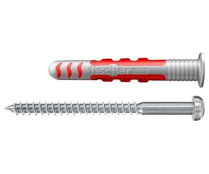 8mm x 48mm DuoSeal Wall Plugs with Screws for Wet Areas, 2 Pack - 557732