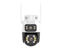 8MP 4K Dual Lens Dual Screen IP Camera 4MP HD Ai Human Detection Security Protection Waterproof CCTV Surveillance(8MP NO Card)