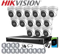 8MP HIKVISION 4K DarkFighter CCTV IP POE CAMERA SYSTEM Night Vision IR Ooutdoor