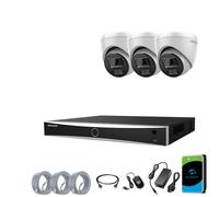 8MP HIKVISION 4K NVR CCTV PoE System Color 24/7 2-Way Audio IP UKVISION Camera