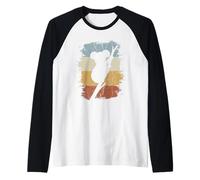 8os Retro Australian Marsupial Climbing Koala Silhouette Raglan Baseball Tee