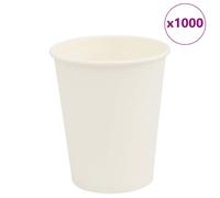 (8oz/200ml) vidaXL Paper Coffee Cups Disposable Cup Coffee Hot Beverage Cup 1000 pcs White