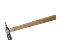 8oz (227g) Ash Hardwood Shaft Warrington Hammer -Fixing Nails & Pins- Forged Steel Head & Cross Pein/Peen Hand Tool | Woodwork Roofing Joinery Carpenter