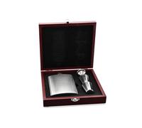 8oz Hip Flask, Shot Glasses And Decanting Funnel Set - A3196