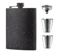 8Oz Hip Flask, Stainless Steel Flagon, For Climbing Camping Barbecue Bar Party Drinker, Pocket Whiskey Flask For Liquor For Men Women