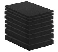 8P pick and pluck foam inserts for cases pluck insert pre cut foam pick padding for or Toolbox Game Box Cases Camera Storage 40.5L x 30.5W cm (2P 1 cm, 4P 2.5cm, 2P 5cm Thickness)