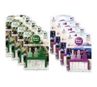 8Pack Air Freshener Plug in Refill 3volution Compatible Refill Air Freshener with 8Pcs Wax Melts (Forest Pine & Mystical Japan)