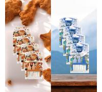 8Pack Air Freshener Plug in Refill 3volution Compatible Refill Air Freshener with 8Pcs Wax Melts (Mountain Air & Gingerbread Spice)