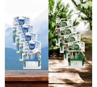8Pack Air Freshener Plug in Refill 3volution Compatible Refill Air Freshener with 8Pcs Wax Melts (Mountain Air & Forest Pine)