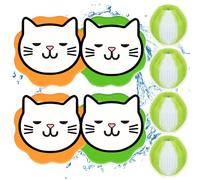 8Pack Pet Hair Remover for Laundry, Laundry Balls Hair Catcher Washing Machine Lint Remover Reusable - Pet Fur Catcher for Bedding Clothes