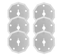 8pack Replacement Rotary Blades for Cordless Electric Scissors Compatible RC2600K, RC2601, RC2602 and WX080L,40mm Tungsten Steel Rotary Cutter Replace Blades for Paper Plastic