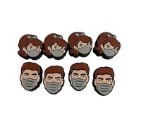 8pack Silicones Tennis Racket Dampeners Cartoon Racquet Shocked Absorber Comfortable for Player and Coaches Professional Tennis Racket Shock Absorbers