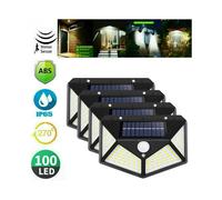 (8Pack) Waterproof 100 LED PIR Motion Sensor Solar Power Outdoor Garden Light Security