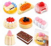 8Packs Squishy Taba Set Mochi Fufu Stress Squeeze Toys Anxiety Relief