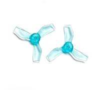 8Pairs 16pcs GF 1219 1.2x1.9x3 31mm 3-Blade FPV Propeller CW CCW 1mm for RC 0802 Brushless Motor Tinywhoop Mobula6 Parts (8Pairs 1219-3 BBlueness)