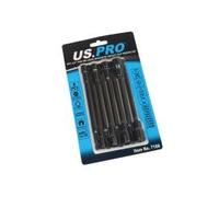 US PRO 8 Piece 1/4in Hex Dr Long Magnetic Impact Nut Driver Set Metric