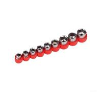8pc 1/4 Inch Drive Hex Bit Socket Set 5-12mm Metric Socket Adapter for Impact Wrench Drill Driver Vehicle Maintenance Home Repair Silver