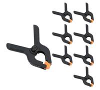 8pc 2-1/2" Micro Plastic Clamp Nylon Spring Clamps Grips Clips Market Stall