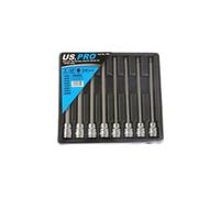 US PRO HEX/Allen BIT Socket Set 3/8"dr Long Reach Ball End 3 4 5 6 7 8 9 10mm