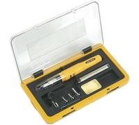 8pc Butane Soldering Torch / Heat FLAME Pen Gun Kit - 450 Degree & Multi Nozzles