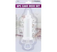 8Pc Cake Decorating Icing Piping Cream Syringe Tube Tips Nozzles Set Baking New