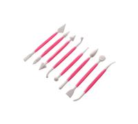 8Pc Cake Decorating Modelling Tool Set - Pink