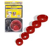 8Pc Circular Carbon Steel Holesaw Set Wood Plasterboard Tooth In Case Cutter Cut