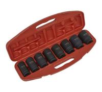 Loops 8pc DEEP Impact Socket Set - 3/4" Square Drive - Metric Air Wrench Storage Case Loops Multicolor
