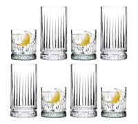 8pc Elysia Glassware Set Pasabahce Clear One Size
