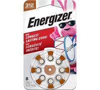 8PC Energizer 312 Hearing Aid Battery Zinc Air