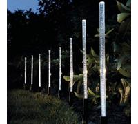 8pc LED Solar Crystal Bubble Stick Marco Paul Clear One Size