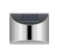 8Pc LED Solar Power Garden Fence Lights Wall Light Patio Outdoor Security Lamps