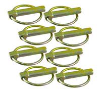 8pc Lynch Pin 10mm Linkage Tail Gates Drop Side Trailers Trucks Clip Clamp TE828