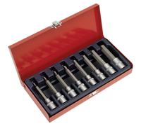 8pc METRIC Hex Key Socket Bit Set - 1/2" Square Drive - 5mm to 17mm x 100mm Long