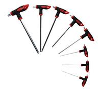 8pc Metric MM Hex Allen Key T Bar Handle Set with Ball Ends Ended 2mm - 10mm