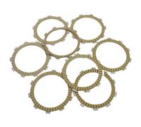8PC Motorcycle Friction Clutch Disc Plates Compatible With Honda VT750 | Fits VT750C, NT650 Hawk GT 650, CTX700, CTX700N, NC700S, NC700X, NC750S
