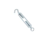 8Pc Stainless Steel Adjust Chain Rigging Hooks Eye Turnbuckle Wire Rope Tension Device Line For Garden Wire(M6)