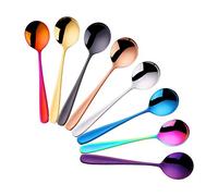 8pc Stainless Steel Table Spoons Assorted Colours Dishwasher Safe | Stainless Steel, 8 Piece Set, Dishwasher Safe, Assorted Colours