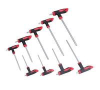8pc Torx Star Tamperproof Security Key T Bar Handle Set T10 - T50 High Torque