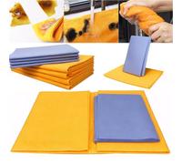 8pc Ultra-Absorbent Miracles Cleaning Shammy, 8pieces Multi Purpose Shammy Cleaning Towel, Super Absorbent Cleaning Shammy Cloth, Reusable Non Woven Shammy, Washable Not Scratch For Car, Pets