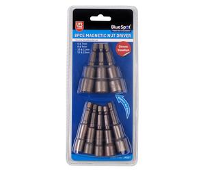 8pce Magnetic Nut Setter Driver Bit Set Including 6,7,8,9,10,11,12,13mm Bits