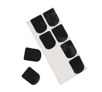 8pcs 0.8mm Sax Mouthpiece Pads Black Rubber Patches Cushions Saxophone Parts Saxophone Repair Parts