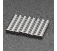 8pcs 08027 Steel Axle Pin Wheel Hex 2x10mm Compatible With 1/10 Scale 4WD RC Model Cars Fits Bigfoot Style Models 94123 94122 94111 94188