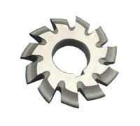 8pcs 1#-8# Module HSS Gear Milling Cutters, 20 Degrees Involute High Hardness Speed Steel(M1)